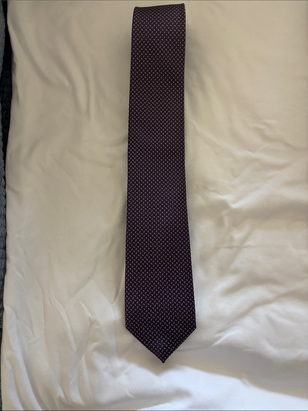 Jos. A. Bank Men's Burgundy Micro-Pattern Tie